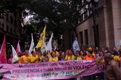 mulheres contra a reforma da previdência 16