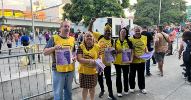 Centrais Sindicais marcam presença na abertura do Março Mulher